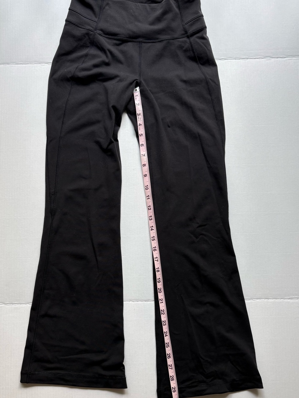 Lululemon Black Flare Active Leggings - Picture 2 of 5
